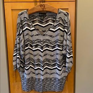 NWOT Lane Bryant Dolman Chevron Sweater